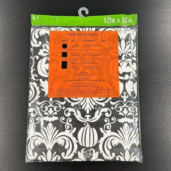 Halloween Vinyl Tablecloth - Picture 2 of 2